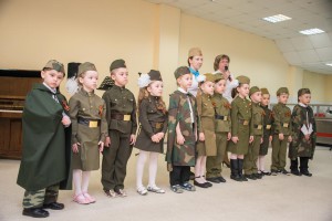 Выступление перед ветеранами ВОВ.