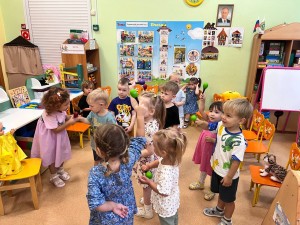 Первое музыкальное занятие.