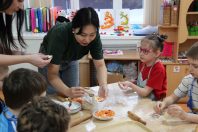 Лепим китайские пельмени!