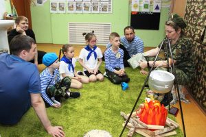 Когда папы в деле: квест-игра «Защитники Родины».